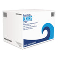 Boardwalk Mediumweight Polypropylene Cutlery, Knife, White, 1000/Carton