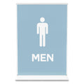 deflecto Classic Image Double-Sided Sign Holder, 5 x 7 Insert, Clear
