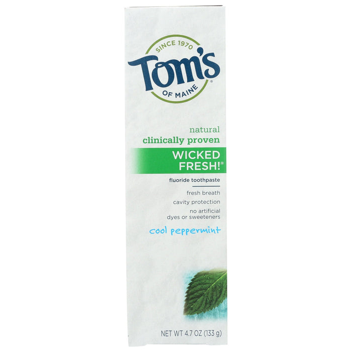 Tom's of Maine Wicked Fresh! Toothpaste, Fluoride, Cool Peppermint by Pasteur Pharmacy