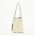 Prada Ivory Leather Mirror Tote Bag #2452 by Bolt Boutique