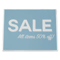deflecto Classic Image Slanted Sign Holder, Landscaped, 11 x 8.5 Insert, Clear
