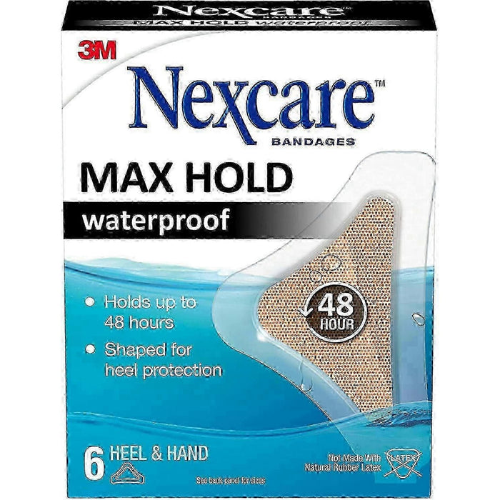 Nexcare Max Hold Waterproof Heel And Hand Bandages by Pasteur Pharmacy