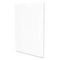 deflecto Superior Image Cubicle Sign Holder, 8.5 x 11 Insert, Clear