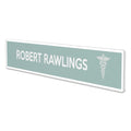 deflecto Superior Image Cubicle Nameplate Sign Holder, 8.5 x 2 Insert, Clear