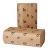 Boardwalk Green Multifold Towels, 9.3 x 9.5, Natural White, 250/Pack, 16 Packs/Carton