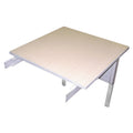 Safco Mailflow-To-Go Mailroom System Table, Square, 30w x 30d x 29 to 36h, Pebble Gray