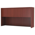 Safco Aberdeen Series Laminate Wood Door Hutch, 72w x 15d x 39.13h, Cherry