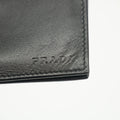 Prada Black Leather Bifold Wallet #2463 by Bolt Boutique