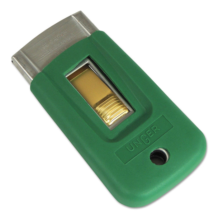 Unger ErgoTec Safety Scraper with Rubber Cover,  Accepts 1 1/2" Blade