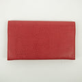 Christian Dior Red Leather Long Wallet #2465 by Bolt Boutique