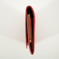 Christian Dior Red Leather Long Wallet #2465 by Bolt Boutique