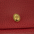 Christian Dior Red Leather Long Wallet #2465 by Bolt Boutique