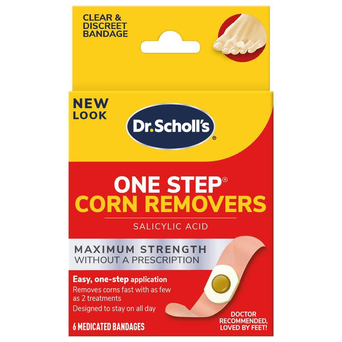 Dr. Scholl's Maximum Strength One Step Corn Removers 6 Bandages by Pasteur Pharmacy