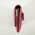Prada Pink Saffiano Leather Long Wallet #2466 by Bolt Boutique