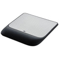 3M Mouse Pad with Precise Mousing Surface and Gel Wrist Rest, 8.5 x 9, Gray/Black