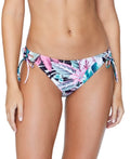 Raisins Juniors Golden Hour Printed Side-Tie Bikini Bottoms by Vanessa Jane