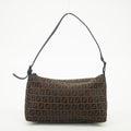 Fendi Zucca Brown Pochette Accessories Shoulder Bag #2473 by Bolt Boutique