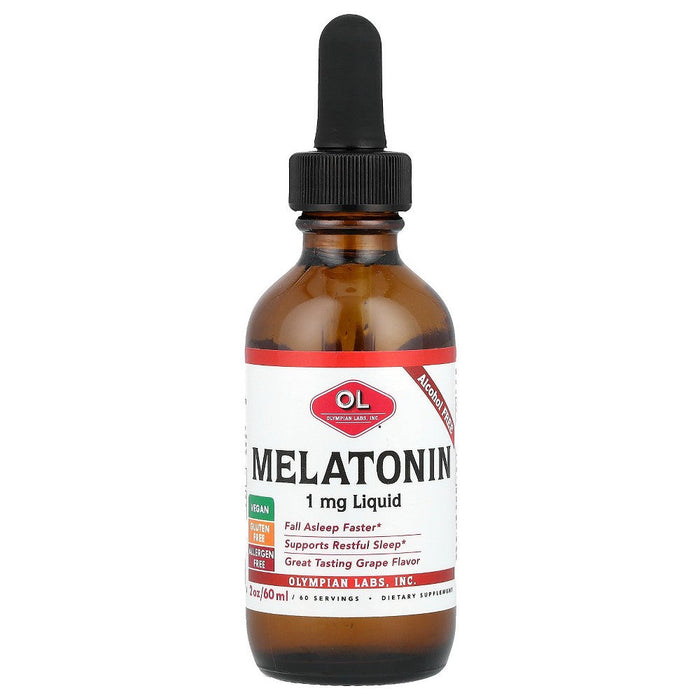 Olympian Labs Melatonin 1 Mg Liquid Grape Flavor by Pasteur Pharmacy