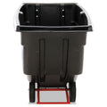 Rubbermaid Rotomolded Tilt Truck, Rectangular, Plastic, 850 lb Capacity, Black