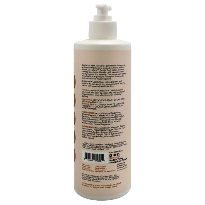 Dr. Natural Castile Body Lotion - Shea Butter Plus Vanilla By - 16 Oz by Pasteur Pharmacy