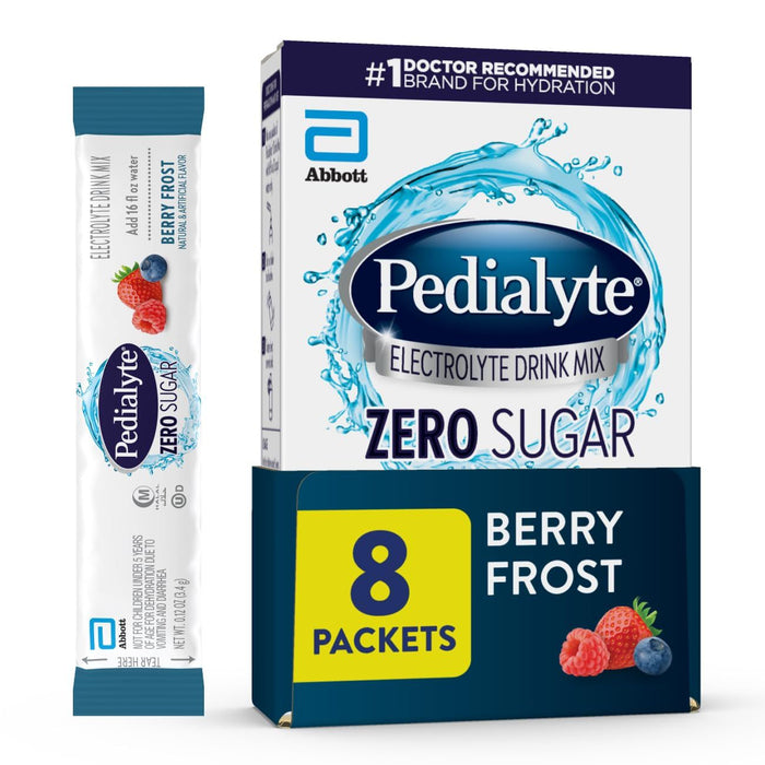Pedialyte® Zero Sugar Electrolyte Drink Mix - Berry Frost by Pasteur Pharmacy