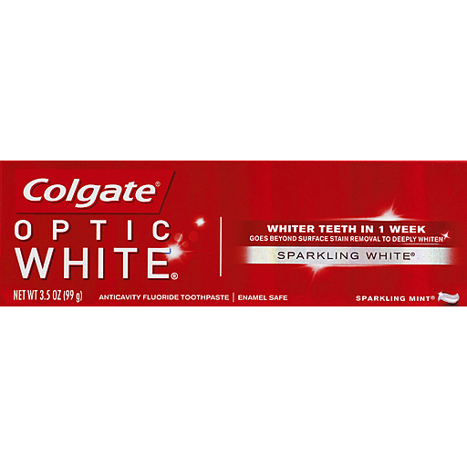 Colgate Optic White Sparkling Mint Whitening Toothpaste - 3.5oz by Pasteur Pharmacy