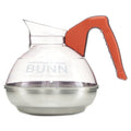 BUNN 64 oz. Easy Pour Decanter, Orange Handle