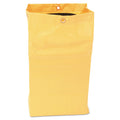 Rubbermaid Zippered Vinyl Cleaning Cart Bag, 24 gal, , 17.25" x 30.5", Yellow