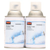 Rubbermaid TC Microburst 9000 Air Freshener Refill, Linen Fresh, 5.3 oz Aerosol Spray, 4/Carton