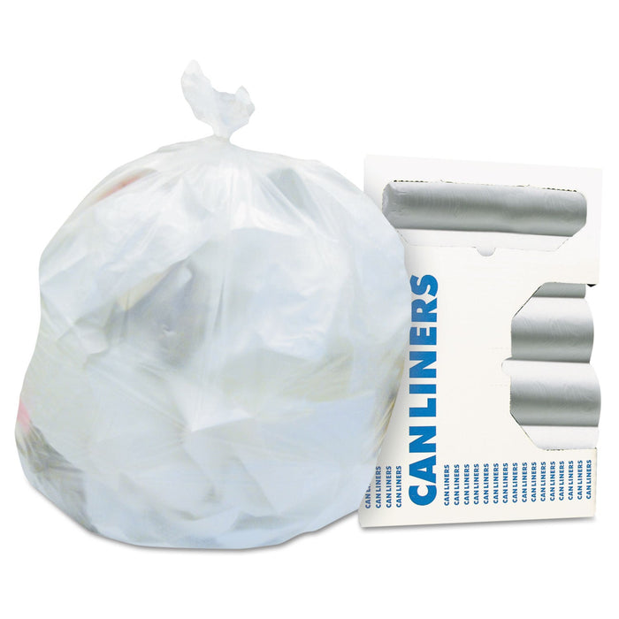 Heritage High-Density Waste Can Liners, 7 gal, 6 microns, 22" x 20", Natural, 2,000/Carton