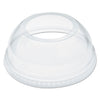 Dart Open-Top Dome Lid, Fits 16 oz to 24 oz Plastic Cups, Clear, 1.9" Dia Hole, 1,000/Carton