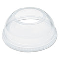 Dart Open-Top Dome Lid, Fits 16 oz to 24 oz Plastic Cups, Clear, 1.9" Dia Hole, 1,000/Carton