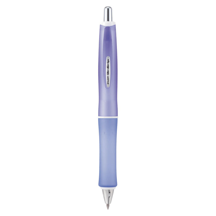Pilot Dr. Grip Frosted Advanced Ink Ballpoint Pen, Retractable, Medium 1 mm, Black Ink, Purple Barrel