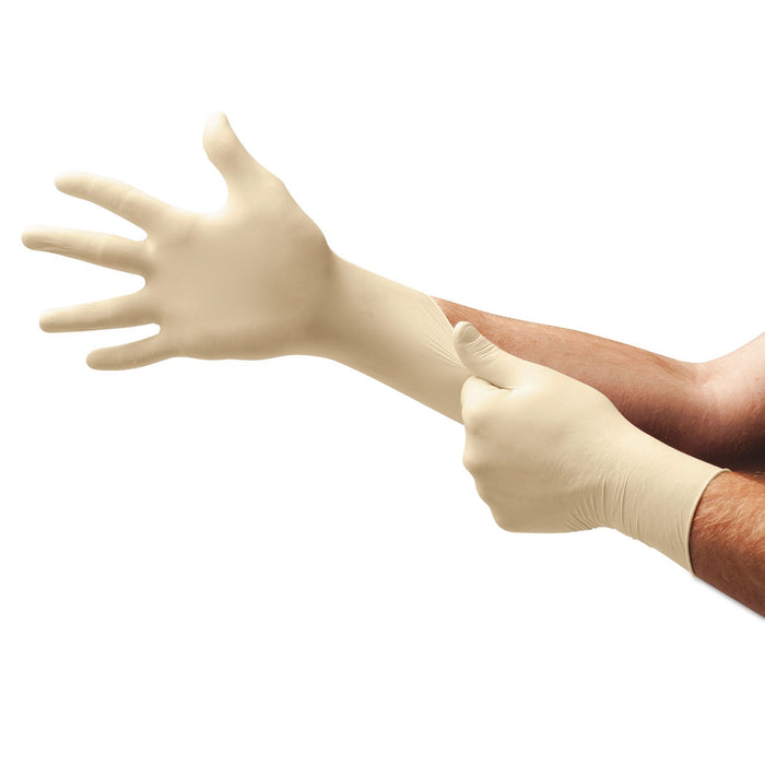 Conform XT Premium Latex Disposable Gloves, Powder-Free, Small, 100/Box