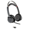 poly Voyager Focus UC Stereo Bluetooth Headset System with Active Noise Canceling