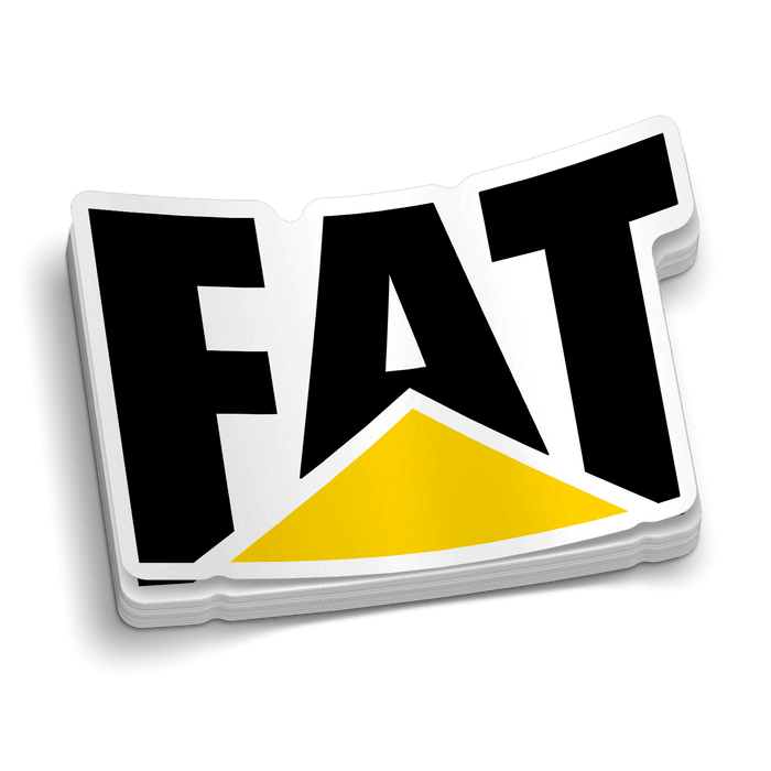 Fat - Hard Hat Decal by Armed American Supply