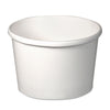 Dart Flexstyle Double Poly Paper Containers, 8 oz, White, Paper, 25/Pack, 20 Packs/Carton