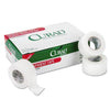 Curad Transparent Surgical Tape, Heavy-Duty, Acrylic/Cloth, 1" x 10 yds, Matte Clear, 12/Pack