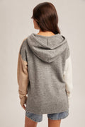 Color Block Hoodie Sweater Knit by Boutique 23