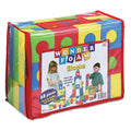 WonderFoam Blocks, High-Density Foam, Assorted Colors, 68/Pack