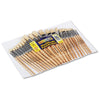 Creativity Street Preschool Brush Set, Sizes 1-12, Natural Bristle, Flat; Round Profiles, 24/Set