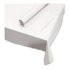 Hoffmaster Plastic Roll Tablecover, 40" x 100 ft, White
