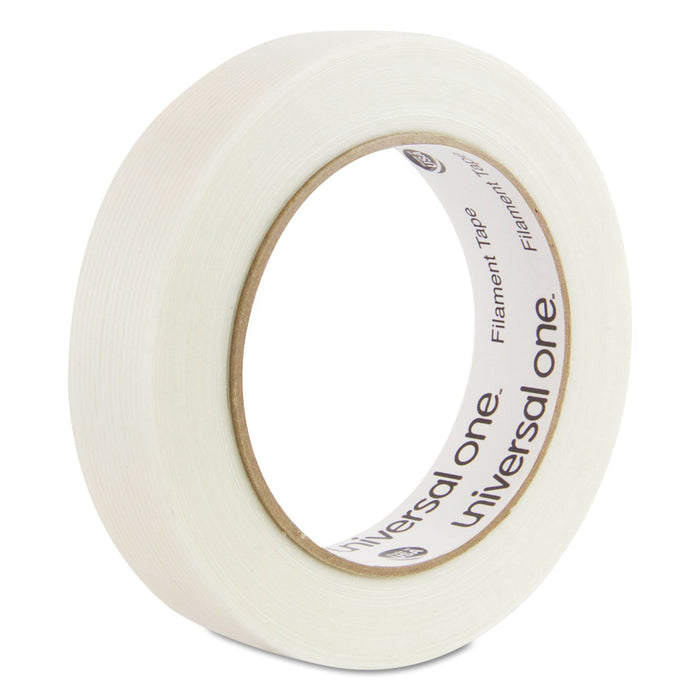 Universal 350# Premium Filament Tape, 3" Core, 24 mm x 54.8 m, Clear