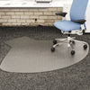 deflecto SuperMat Frequent Use Chair Mat, Medium Pile Carpet, 60 x 66, Workstation, Clear