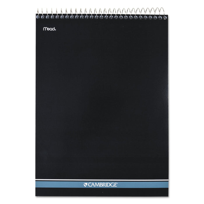 Cambridge Stiff-Back Wire Bound Notepad, Medium/College Rule, Navy Cover, 70 White 8.5 x 11.5 Sheets