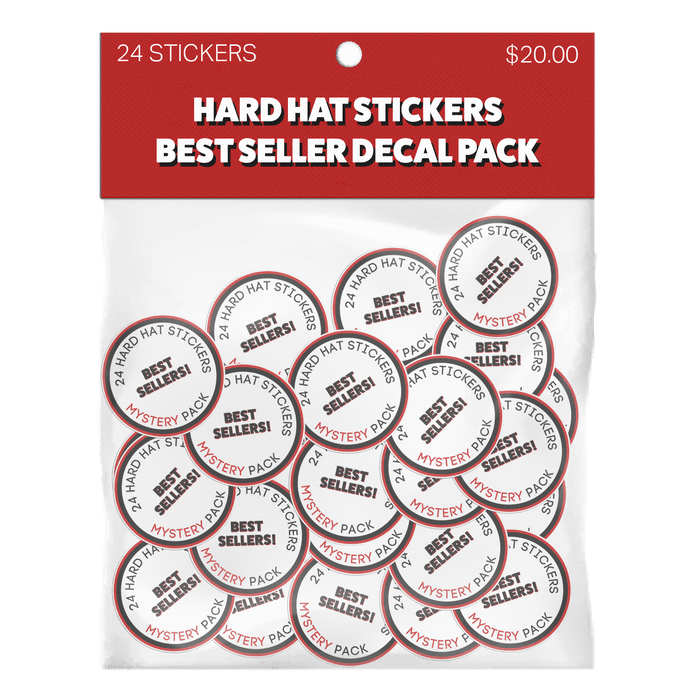 Hard Hat Sticker Best Sellers 24 Pack - $25 by Armed American Supply