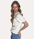 Coquette Bow & Floral Boot Colors Tee - Ivory by Boutique 23