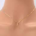 10k Gold Italian Horn Charm Pendant by Fine Color Jewels