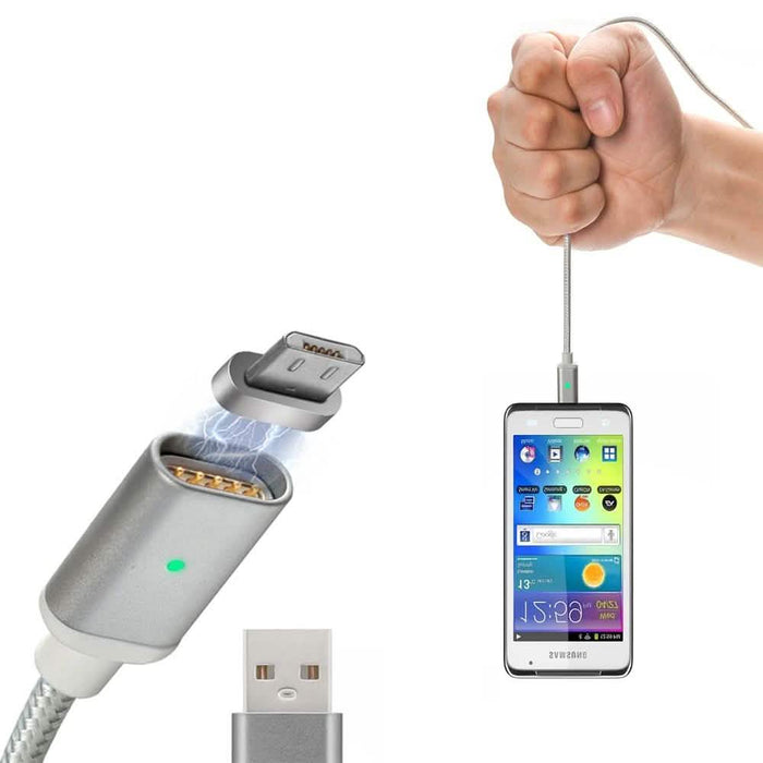 (2.4A) Magnetic Micro USB Sync Data Charging Cable by DailySale
