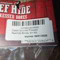 Cadet Pressed Beef Hide Dog Bones — 8 Inch Long-Lasting Rawhide Chews (Best By 9/2026) by Price Is Right Miami
